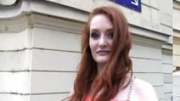 Sexy redhead model wants to be a star