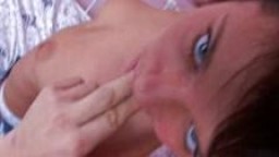 Pelirroja de ojos azules