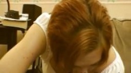 Redhead fucked while her friend watches